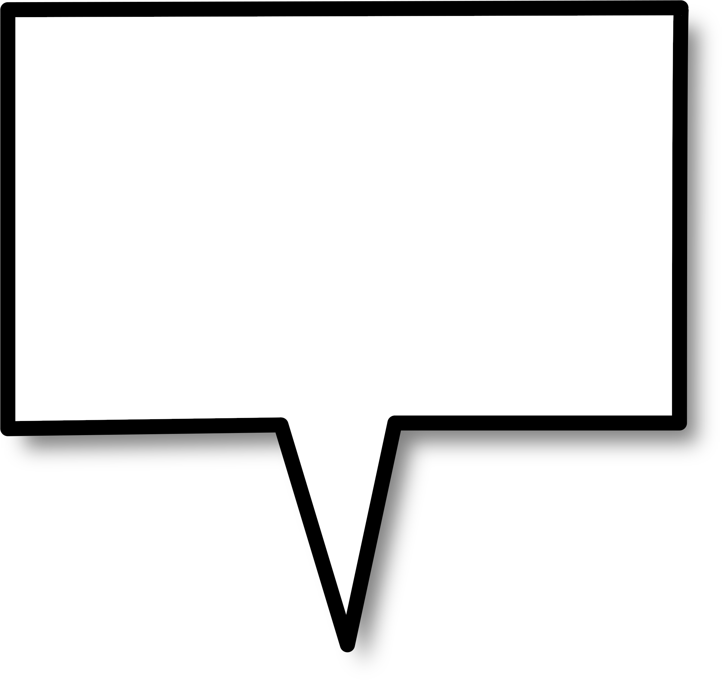 Big Image - ช่อง คำ พูด สี่เหลี่ยม (2400x2288)