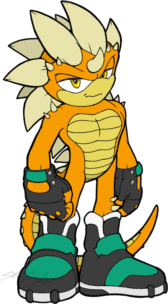 The Devil Lizard By Molochtdl - Drawing (600x1089)