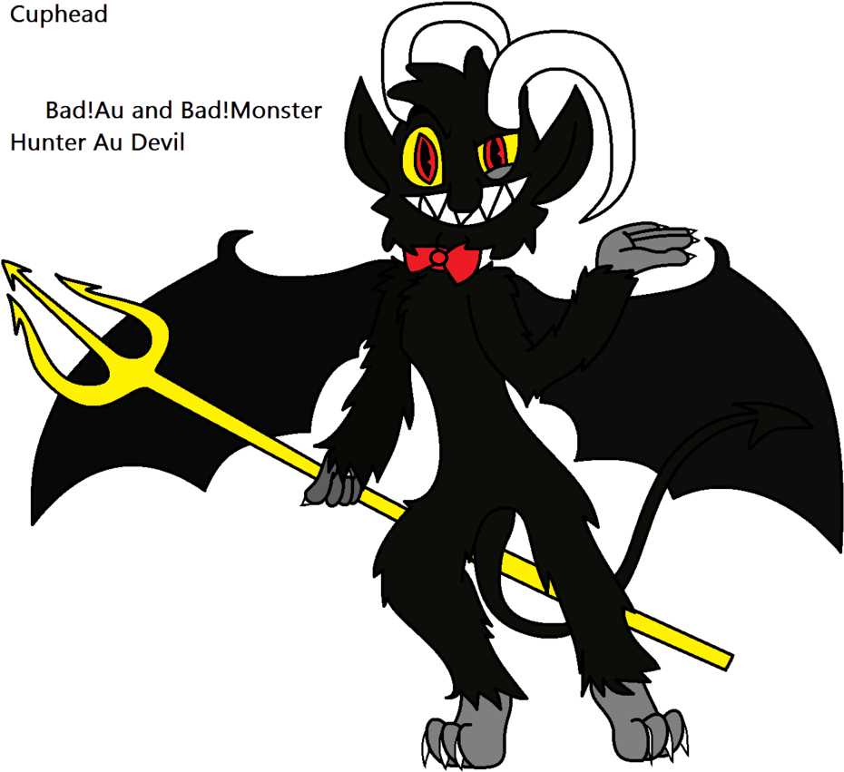 Cuphead Au, The Devil By Sammy-shinyvictini - Cuphead (933x857)