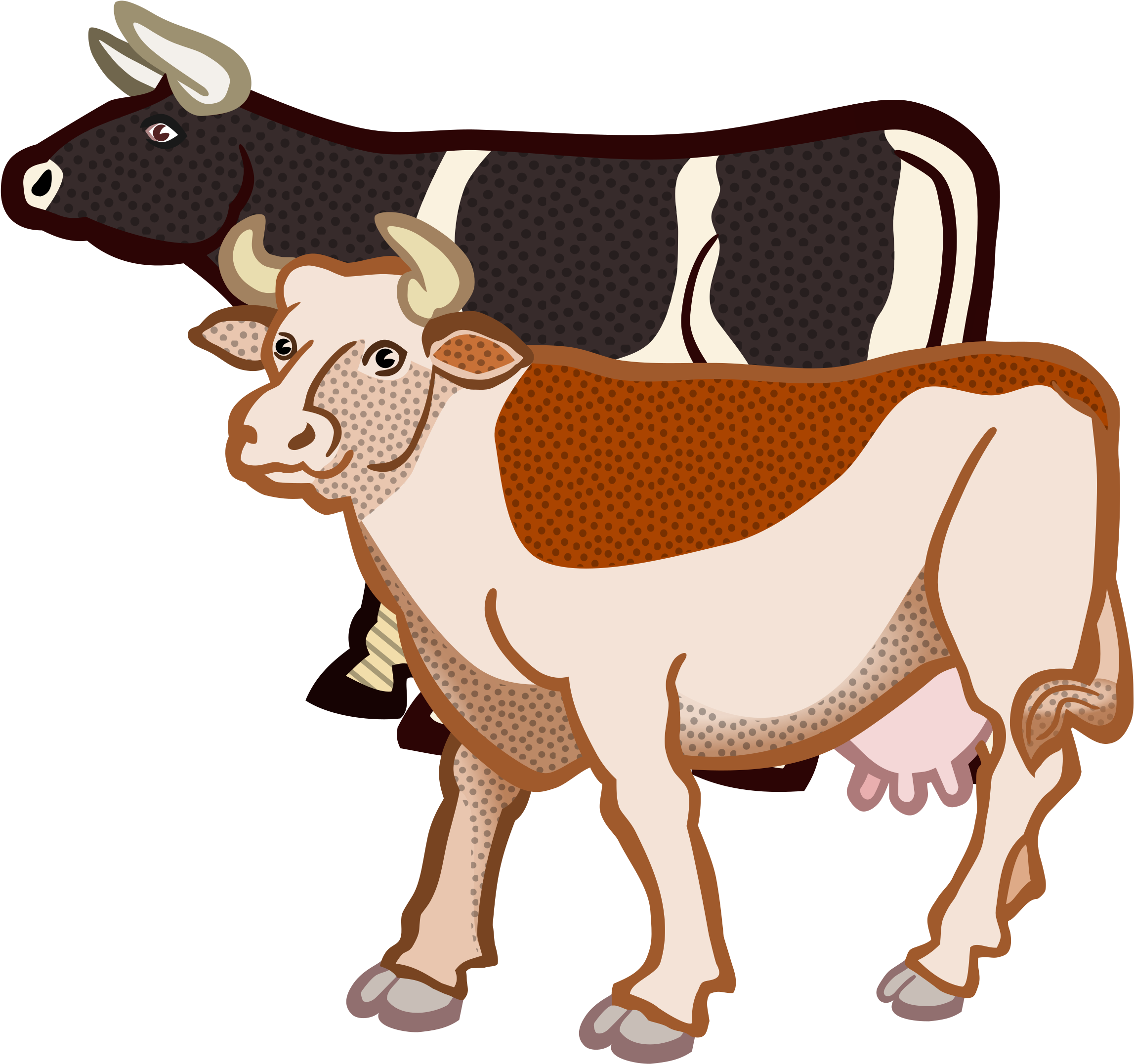 Baby Cow Cliparts 22, Buy Clip Art - Cows Clipart (2400x2323)