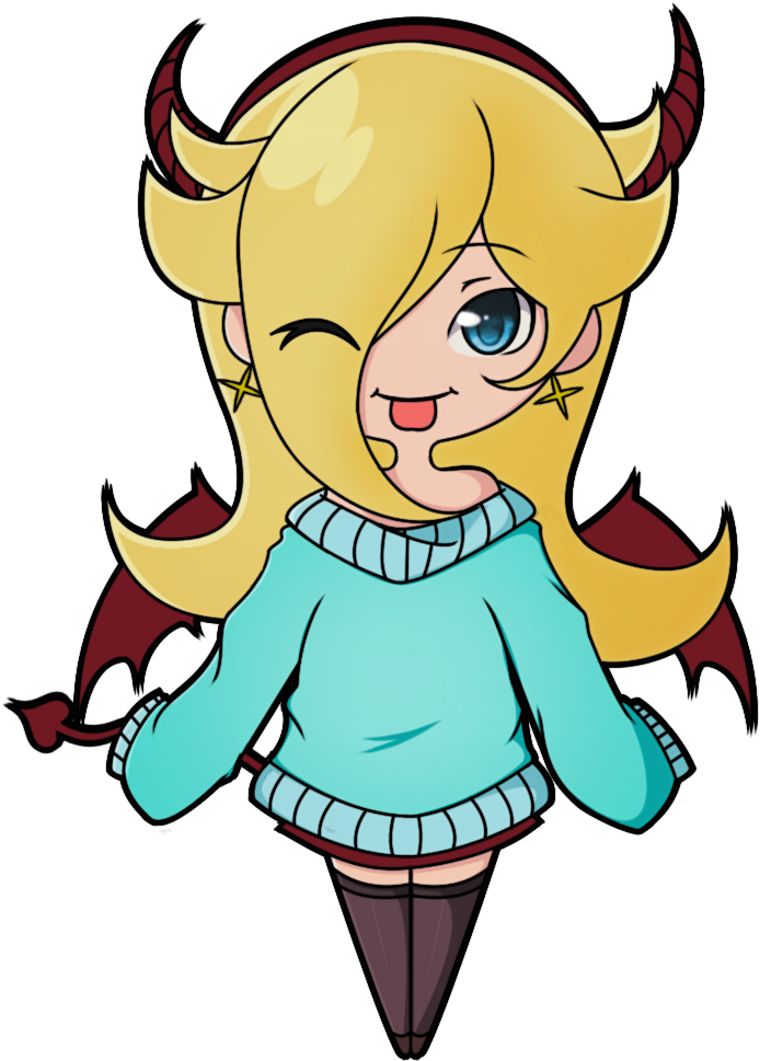 Chibi Devil Rosalina By Tempussubsisto - Cartoon (775x1001)