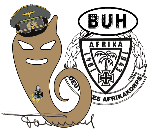 Generalfeldmarschall Erwin Rommel Devil Ghost By Raspberryvixen - Ak Interactive Book - D.a.k. Colors Profile Guide #271 (522x490)