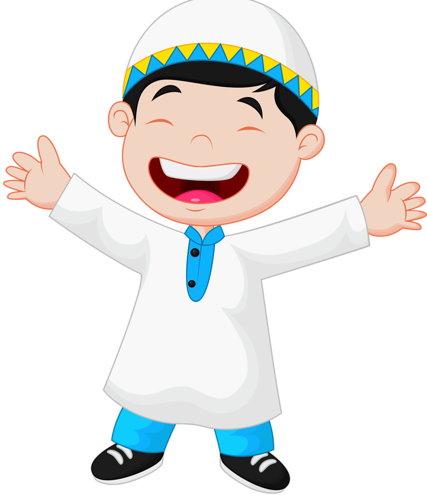 Islam Clipart Pendidikan - Muslim Boy Clipart (427x500)