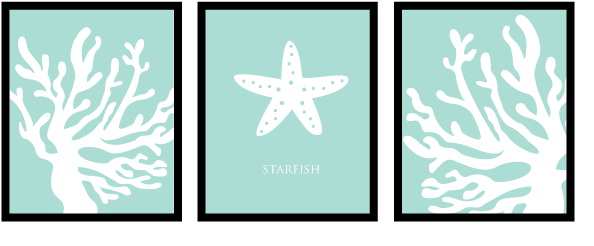 Beach Wall Art Printable, Free Printable - Free Beach Printables Wall Art (612x288)