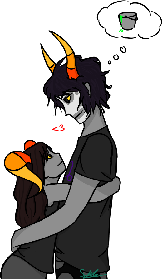 Gamzee Hugs By Fevil-devil - Cartoon (550x900)