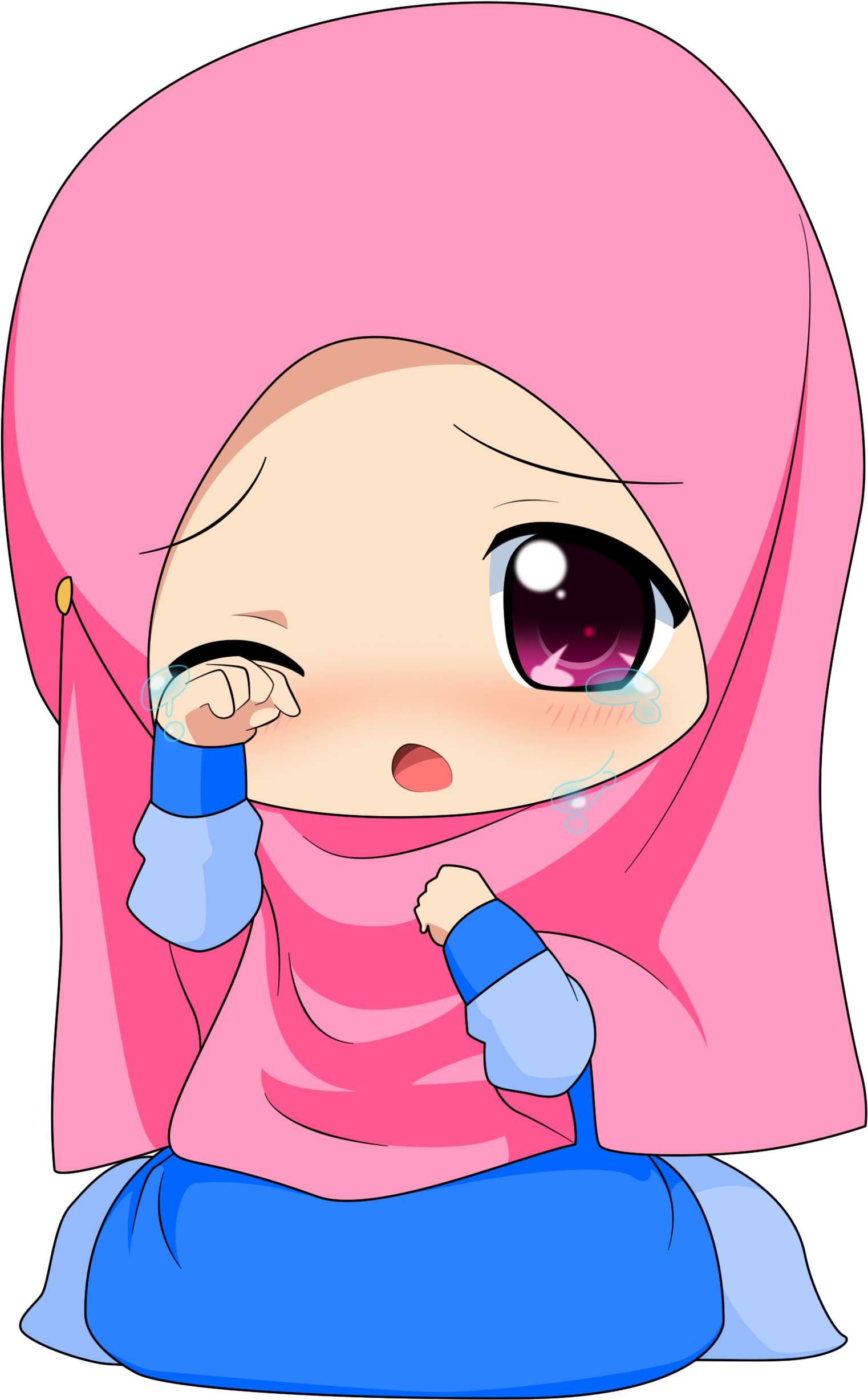 Chibi Muslimah 3 By Taj92 - Anime Chibi Muslimah (2894x2894)