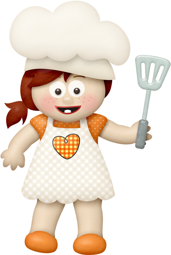 Lliella Homecookedmeal Girl1b - Cooking Girl Png (726x1024)
