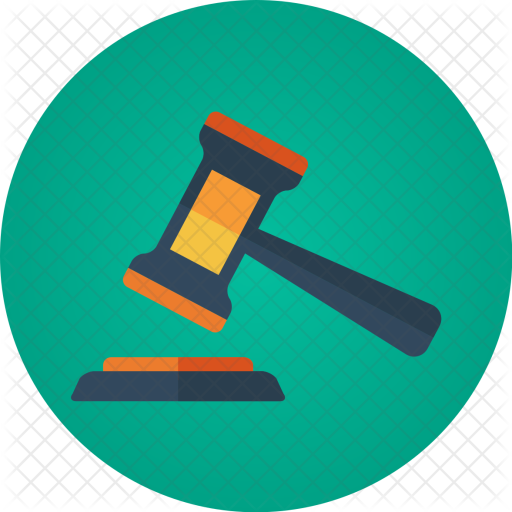 Auction, Hammer, Lawyer, Law, Ethics, Justice Icon - Justice Icon (512x512)