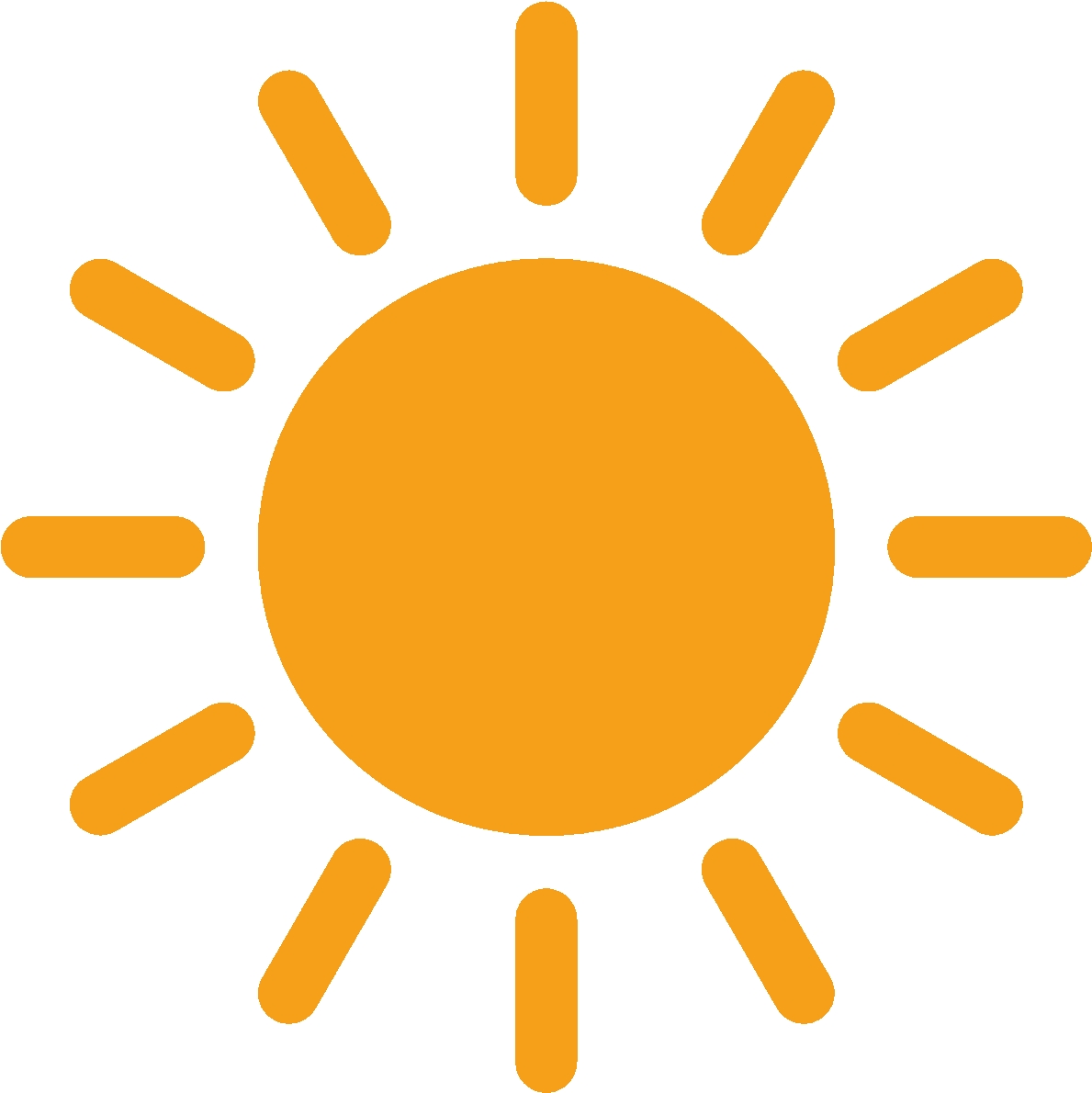 Soleil Orange Logo Wallpaper - Sunny Forecast (1200x1200)
