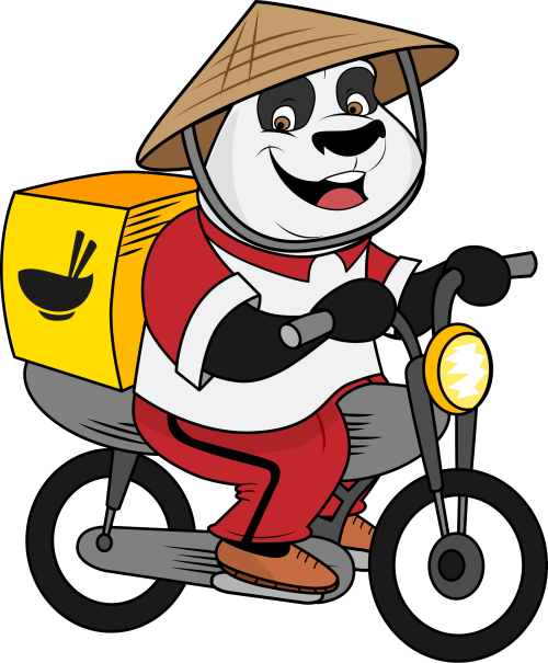 Food Panda Delivery Panda (500x605)