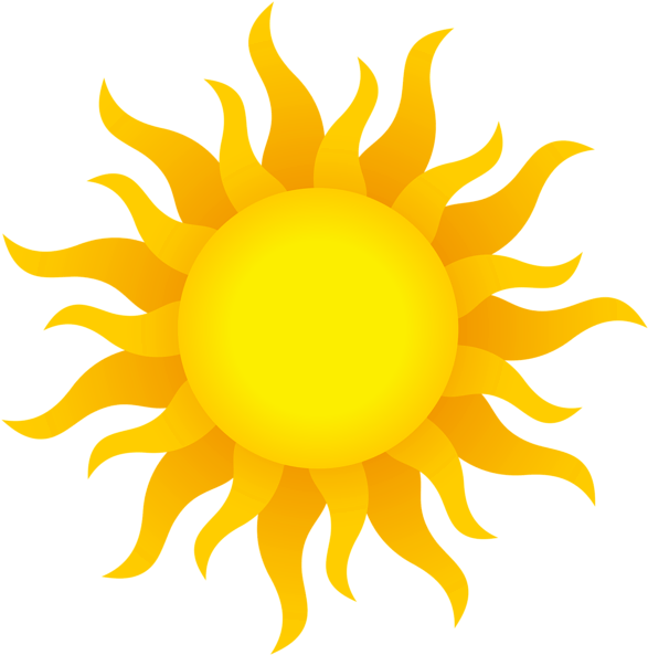 Sun Vector Free Download - Sun Clip Art Transparent (594x600)