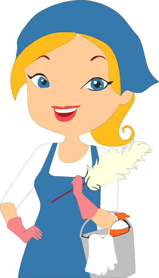 Female, Personal Use, Cleaning Lady, - House Cleaning (516x900)