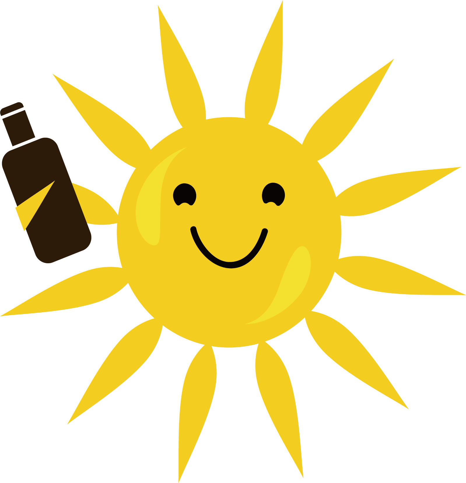 Drinking Sun Vector - Metal Wagon Wheel (1598x1655)