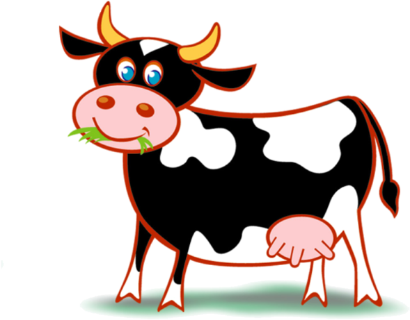 Dairy Cattle Ox Clip Art - Clip Art (600x466)