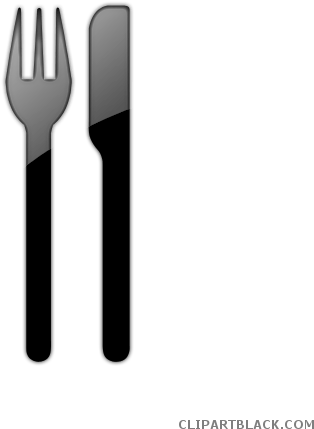 Fork And Knife Tools Free Black White Clipart Images - Knife (512x512)