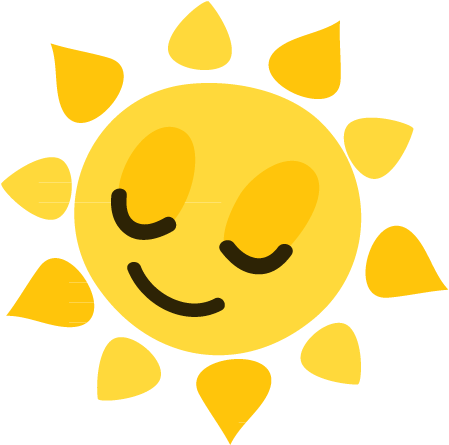Cute Yellow Cartoon Sun Vector Material - Cute Cartoon Sun (800x600)