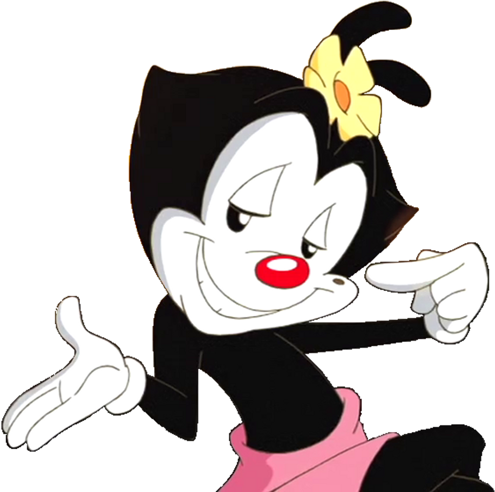 Colossal Dot Cartoon Character Image Warner Png Animaniacs - Animaniacs Dot Warner (1000x1000)
