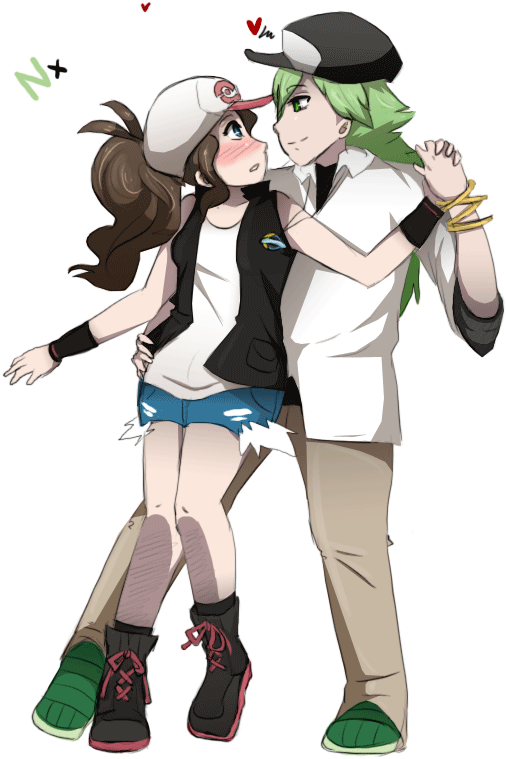 N X Touko By Malengil - Pokemon Hilda Big Butt (522x764)