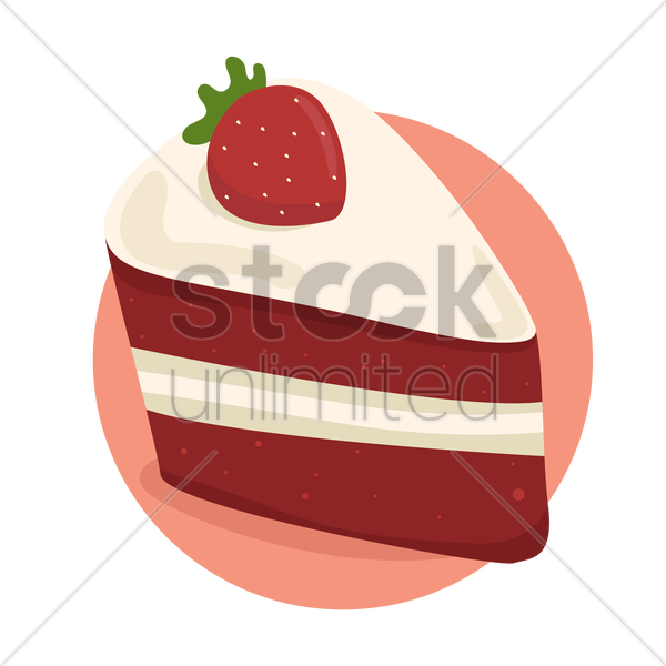 Strawberry Cake Royalty Free Cliparts, Vectors, And - Vector Graphics (600x600)