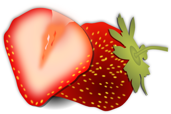 Slicing Fruit Clipart (600x401)