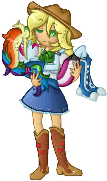 Appledash, Applejack, Artist - Appledash Mlp Eg (400x650)