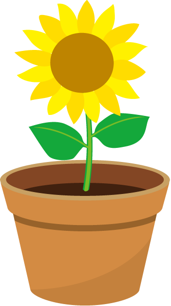 Sunflower Clip Art By 80smusic - Clip Art (353x631)