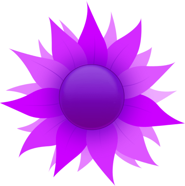 Flower Clip Art - Sunflower Clip Art (600x601)