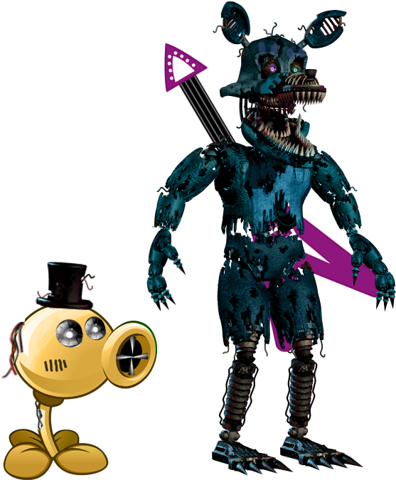 Fnaf 6 Rockstar Foxy (681x759)