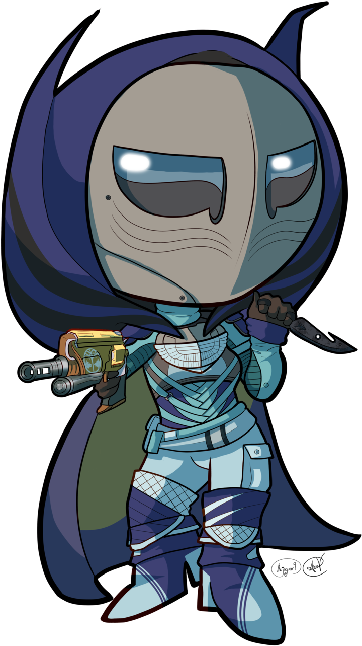 Destiny 2 Chibi Drawing - Chibi Destiny (1024x1379)