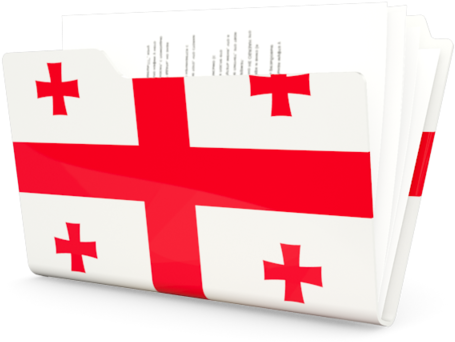 Illustration Of Flag Of Georgia - Flag Of Georgia (640x480)