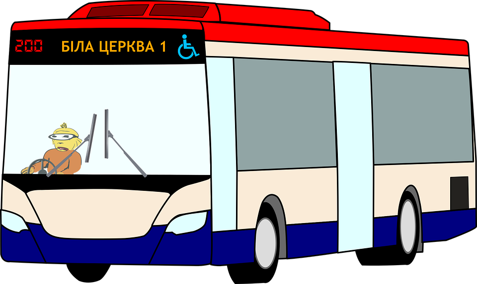 Bus Coach Royalty-free Clip Art - Rapid Bus Cartoon (960x573)