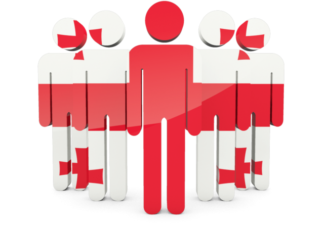 Illustration Of Flag Of Georgia - Portable Network Graphics (640x480)