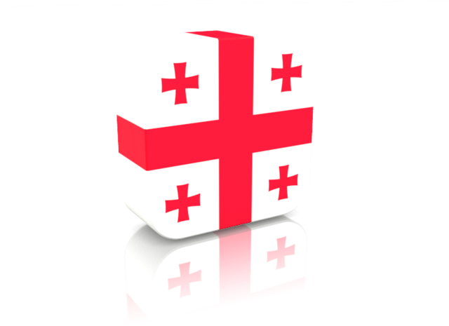Illustration Of Flag Of Georgia - Flag Of Georgia (640x480)