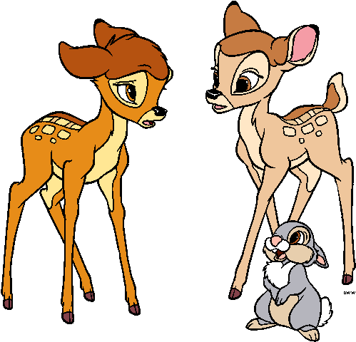 Bambi Thumper And Faline (515x485)