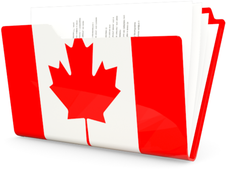 Illustration Of Flag Of Canada - Canada Flag Folder Icon (640x480)