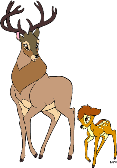 Bambi Clipart Father - Great Prince Of The Forest (399x559)
