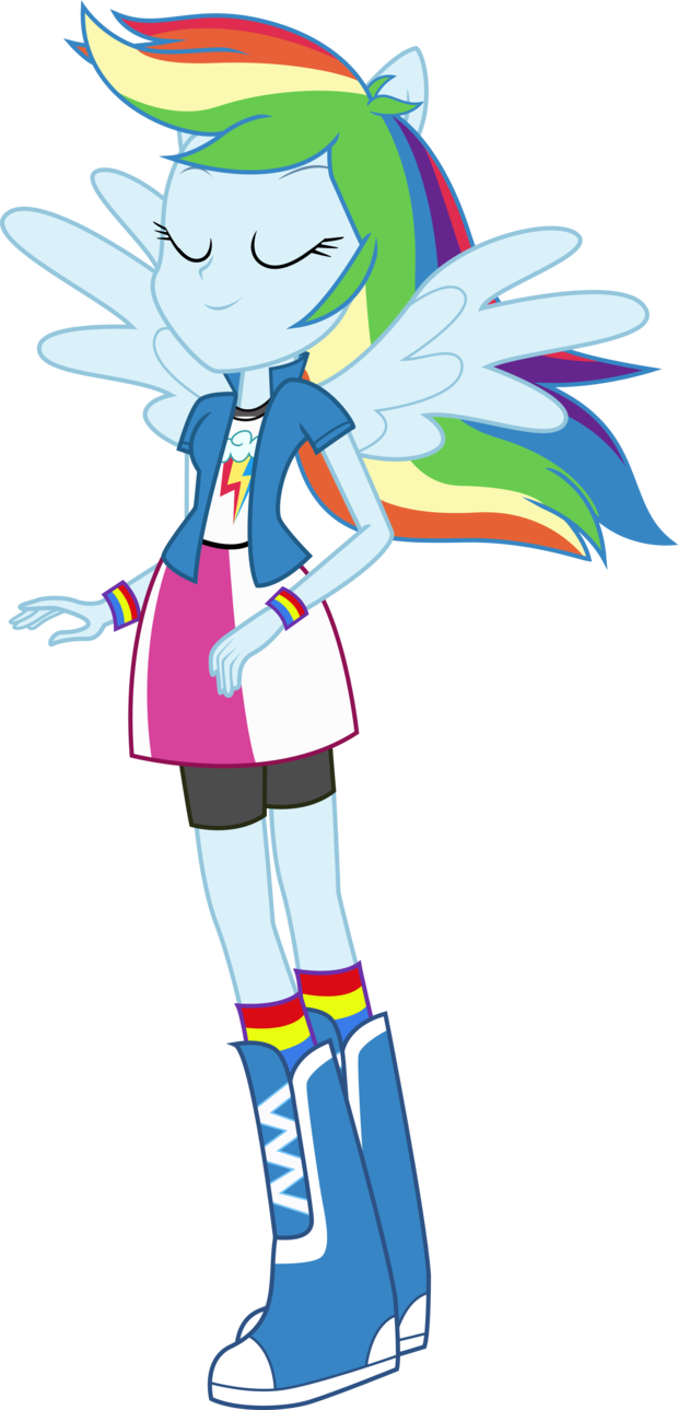 My Little Pony Equestria Girl Rainbow Dash Dance - Equestria Girl 3 Rainbow Dash (620x1289)