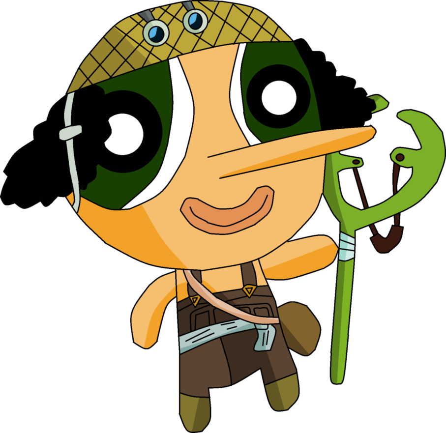 Powerpuffed One Piece - Usopp One Pieces Png (907x881)