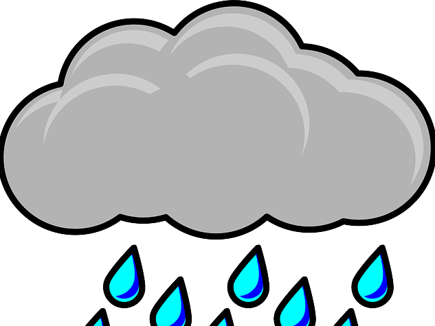 [acertijo] ¿porqué El Quinto Hombre No Se Moja - Rainy Clipart (633x475)
