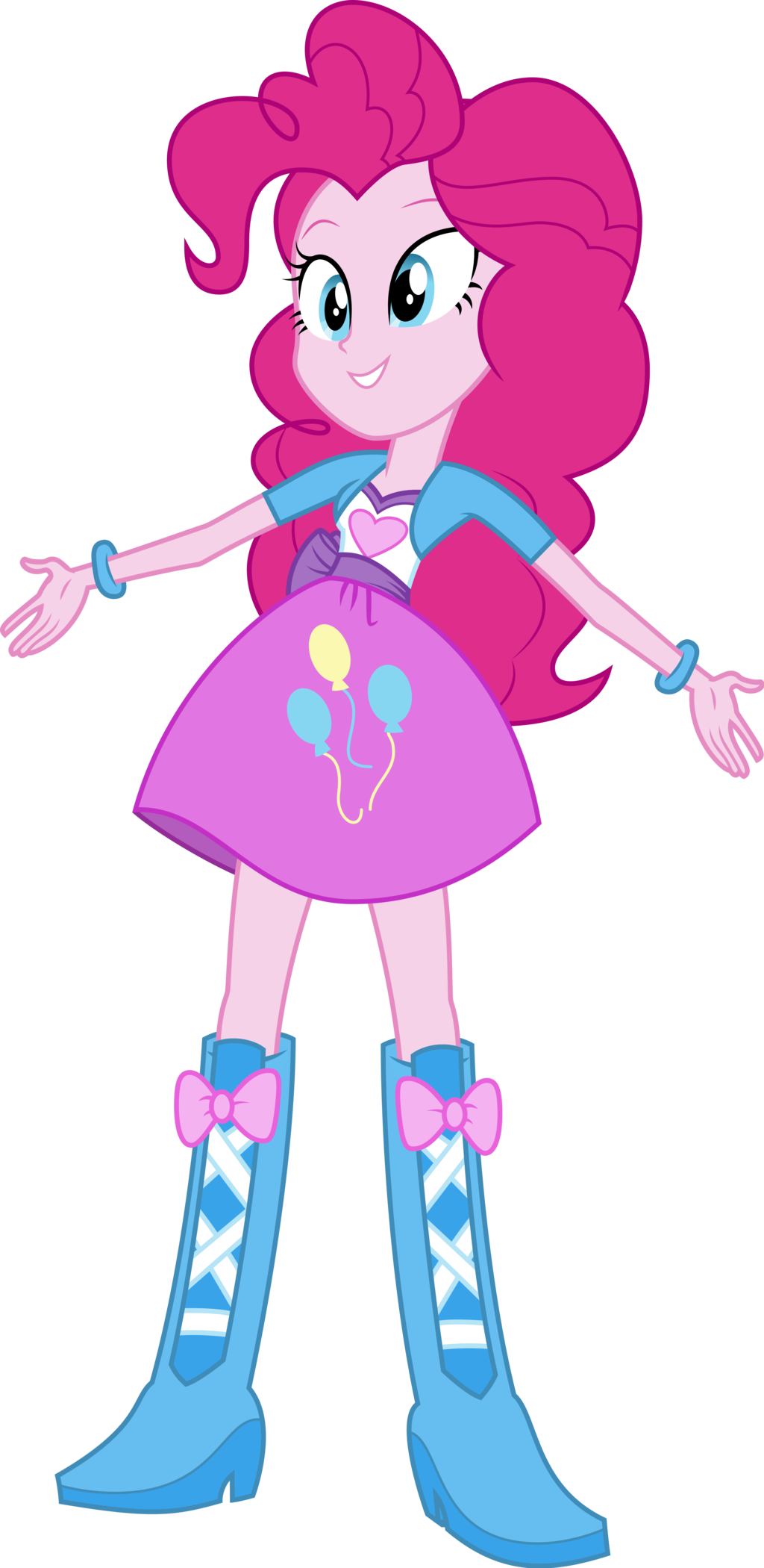 Pinkie Pie By Mewtwo-ex - Pinkie Pie Equestria Girl (1024x2100)