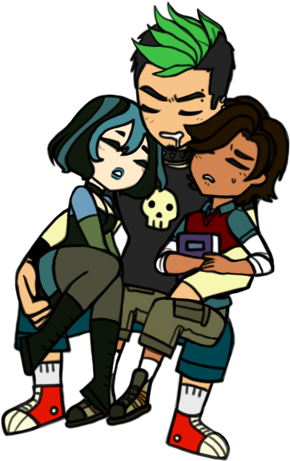 Gwuncanoah Dunoah Gwuncan Tdi Gwen Tdi Duncan Tdi Noah - Duncan Total Drama Fan Art (855x1000)