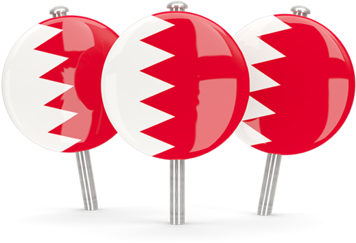 Illustration Of Flag Of Bahrain - Earrings (640x480)