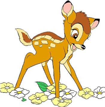 Deer Clipart Bambi - Bambi Clip Art (350x367)