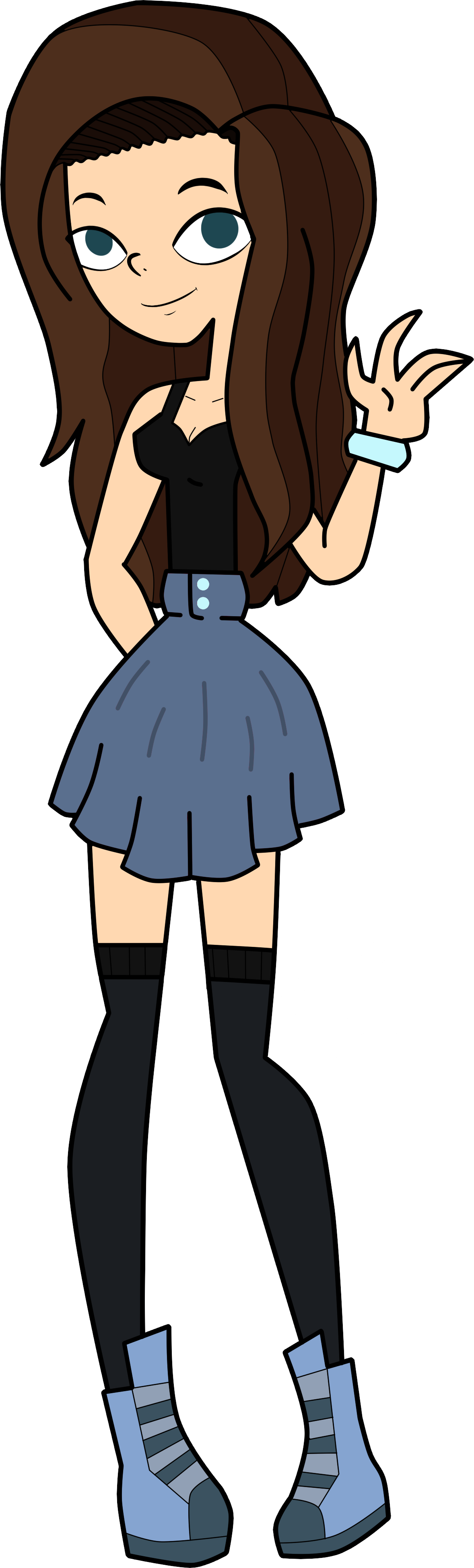 Total Drama Oc - Total Drama Oc Bows (1178x3893)
