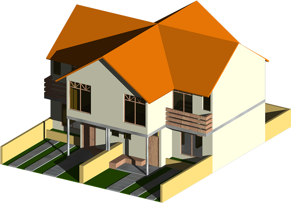 Vivienda Bifamiliar En Ceja De Selva - Architecture (1024x768)