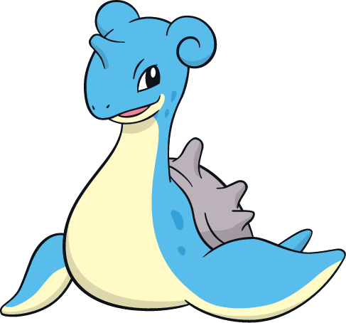 De Un Carácter Tan Amable Que Por Poco Los Lleva A - Lapras Pokemon (487x454)