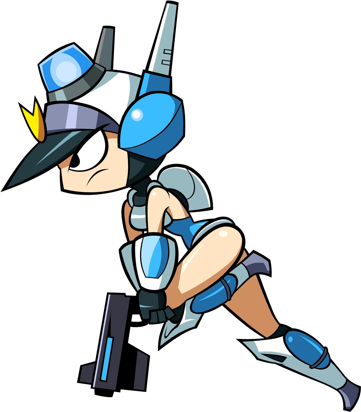 Patricia Wagon - Mighty Switch Force Hyper Drive Edition (1214x1381)