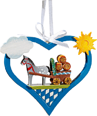 "bayrisches Herz Mit Bierkutsche" - Beer (342x408)
