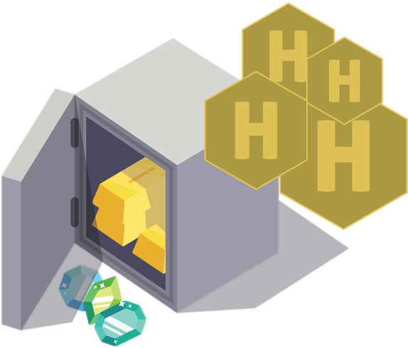 Hadacoin & Your Savings Are Backed By Valuable Assets - Safe (606x606)