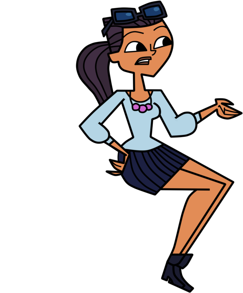 Total Drama Jen Sitting By Elianisabel Total Drama - Total Drama Jen Sitting (1024x1024)